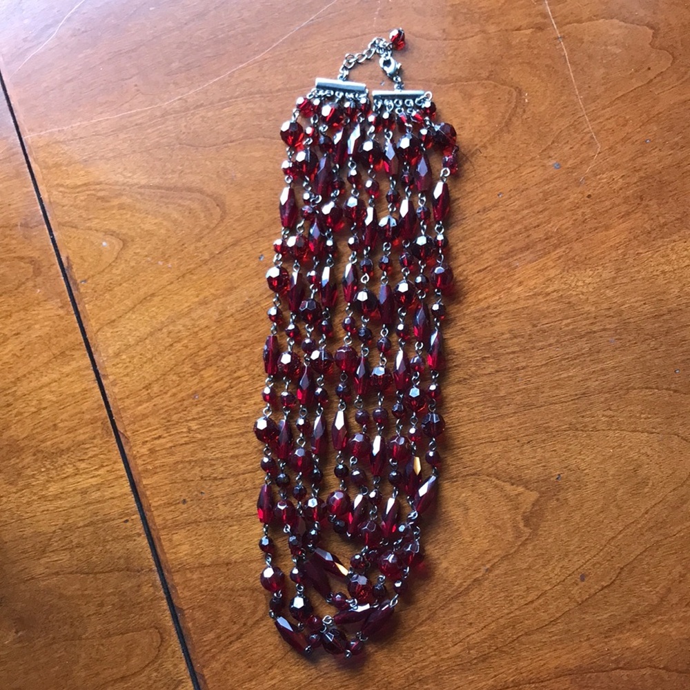 Ann Taylor Glass Bead Necklace - Picture 4 of 5